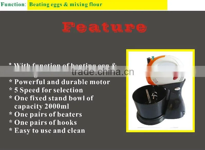Portable food mixer