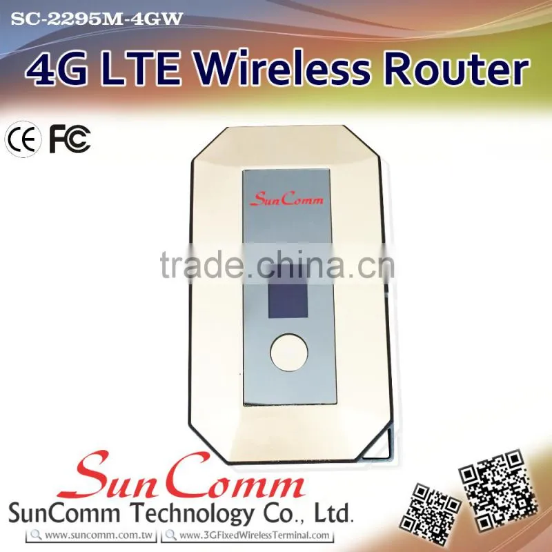 SC-2295M-4GW 4G LTE Mobile Wi-Fi Hotspot Router Easily share or through USB cable across your network