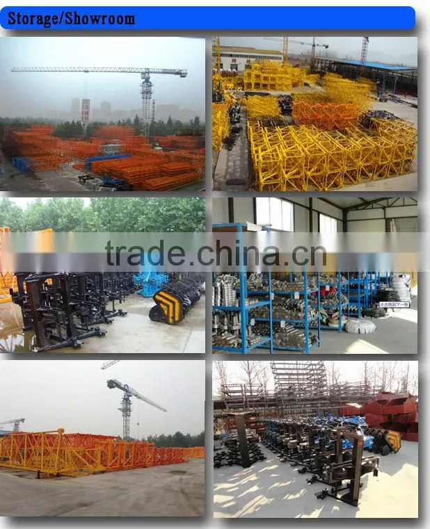 China 4t Flat Top Tower Crane in Algeria for Sale