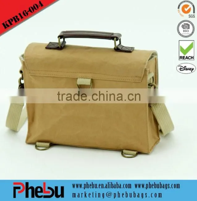 2016 newest kraft paper pen bags pencil storage case(KPB16-010)
