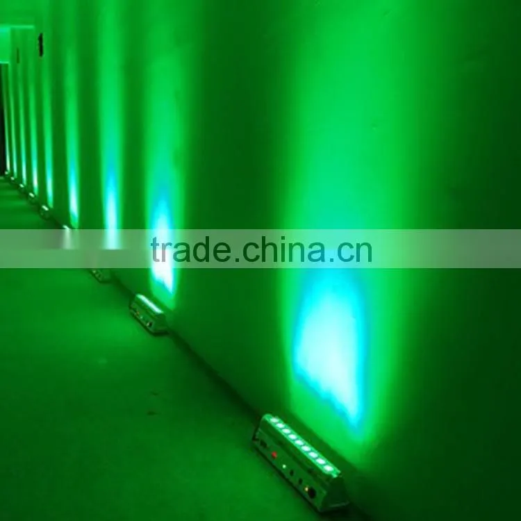 Three Years Warranty Slim Pixel Bar Rechargeable Linear Backdrop 6in1 RGBWAUV 12pcs 18w Wireless DMX Battery Powered LED Light