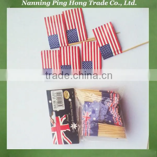 Decoration toothpick with flag