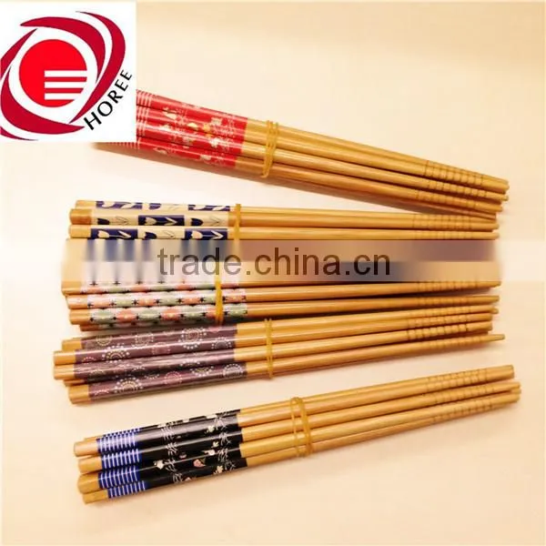 Chinese food grade painted bamboo chopsticks