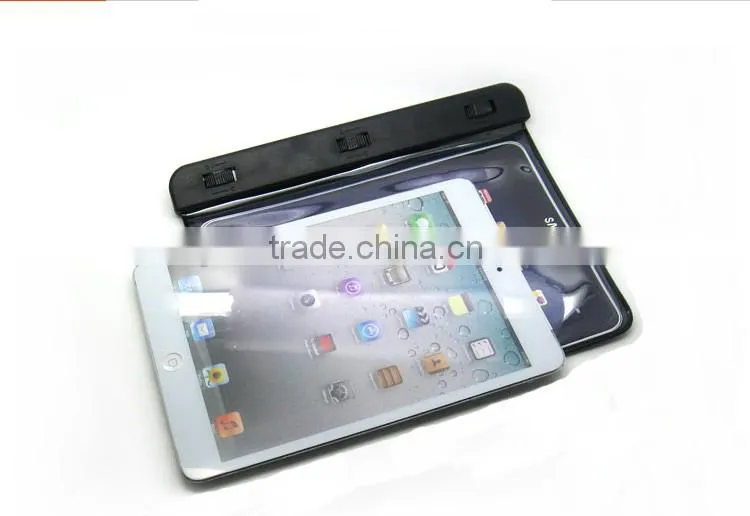 PVC Transparent Waterproof Bag For ipad,outside bag