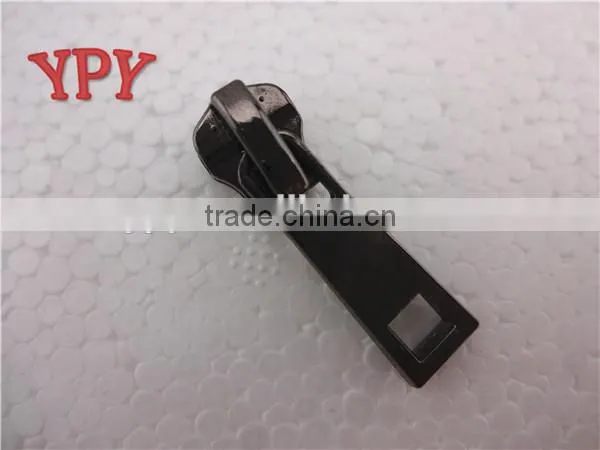 5# gun metal slider with puller