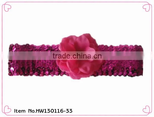 Sequin hairbands,silk flowers headband,hair accessories