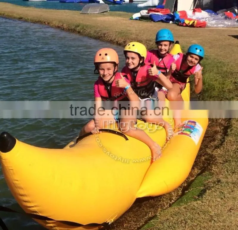 Factory price banana boat, ocean rider inflatable banana boat for sale