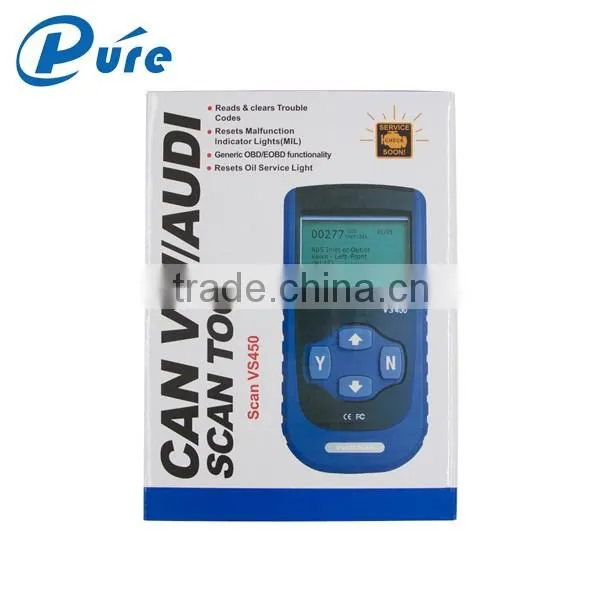 VAG VS450 OBDII Code Reader for Audi/VW Diagnostic Tool with High Quality Accurate Reliable Super Scan VS450 Scan Tool