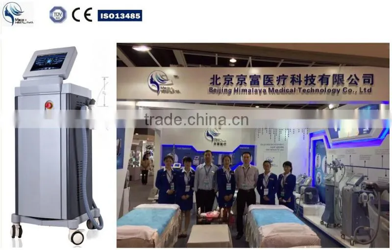 Sapphire filter Salon use / 808nm hair removal diode laser stationary/ lazer