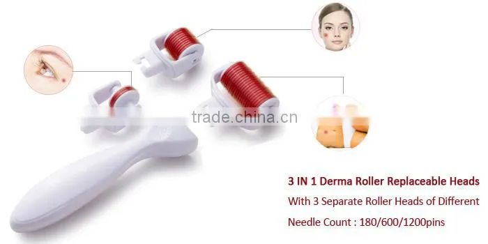 microneedle roller skin care therapy