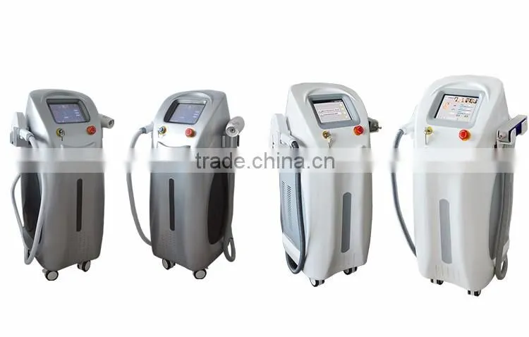 2017 New multi-function 2 in 1 vertical 808nm diode and yag laser tattoo removal