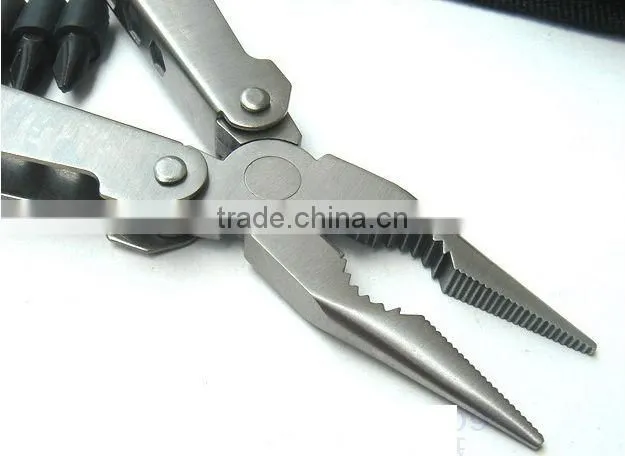 multi function grip purpose pliers with knife tools