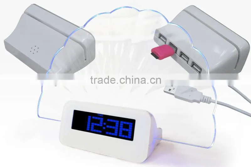 Digital World Time LED Alarm Clock with Calendar