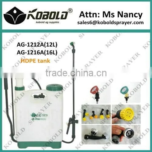 (AG-1216A) 16LITRE pest control knapsack hand garden sprayer