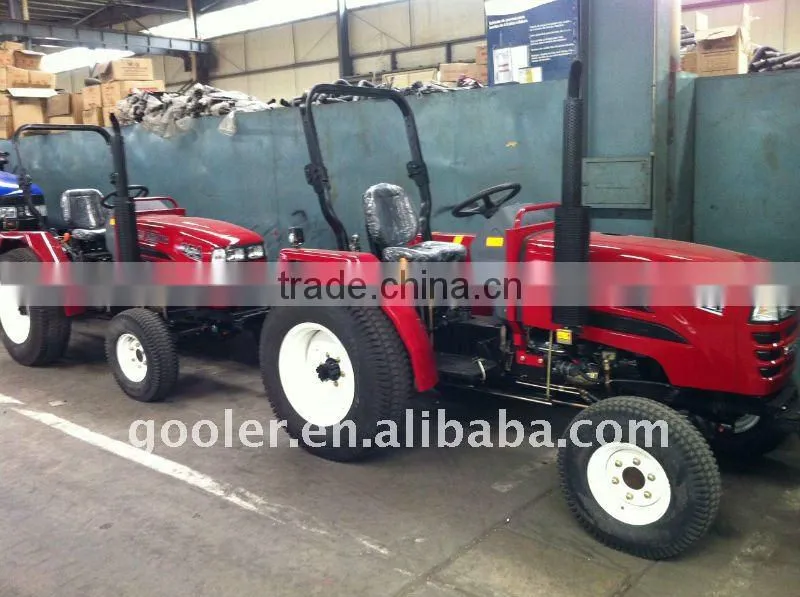 Tractor LZ254, 25HP, 4WD with turf tyre mini small garden tractor