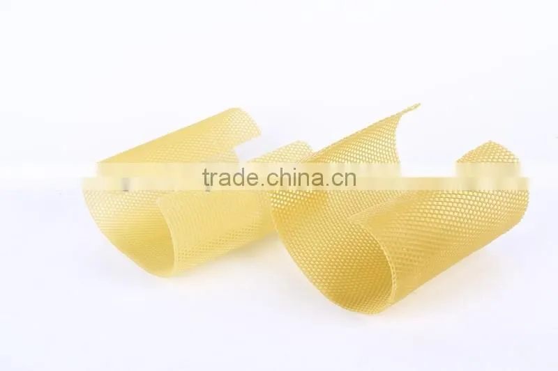 wholesale beekeeping tools durable yellow plastic foundation sheet for bees