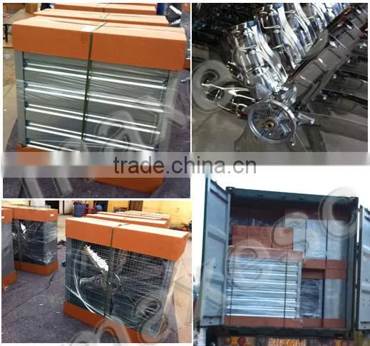 50 Inch Wall Mounted Shutter Window Fan for Poultry