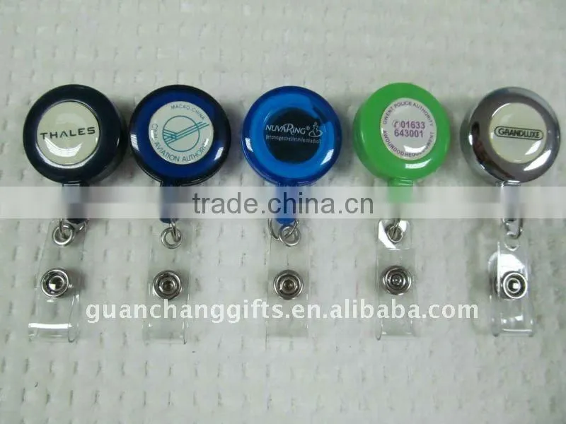 custom business id card holder promotion gifts yoyo badge reels