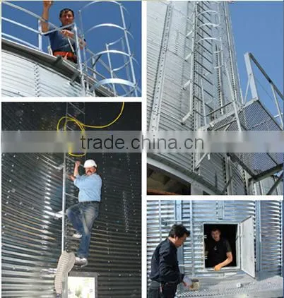 300ton pellets silo for PVC storage