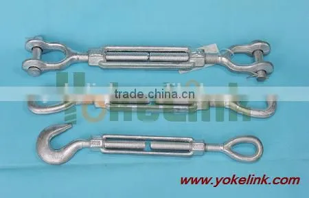 Pole line hardware Hot Dip Galvanized Forging Turn buckles