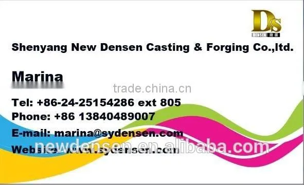 China manufacturer steel casting machinery parts
