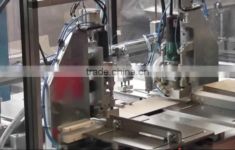 Semi auto magnet supplying machine, magnet insert machine for Hardcover gift