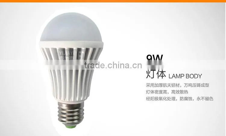 Good quality 2.4G Wireless E27 6W led lighting Bulb Lamp light with Remote controller