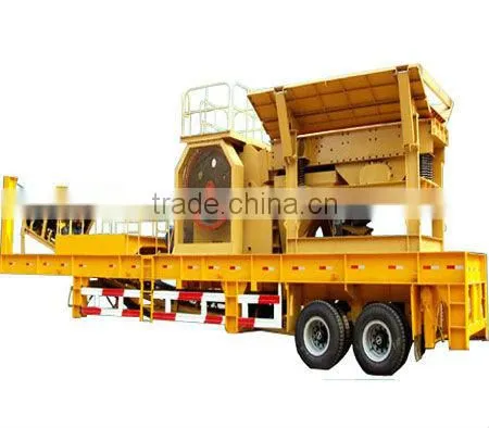 Low Power Consumption Mobile Crushing and screening plant with BV;CE;ISO