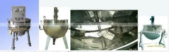 Vertical Jacketed Cooking Pot