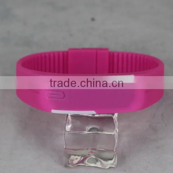 silicone digital watch silicone watch silieone led watch bracelet watch silicone bracelet with digital watch LED watch