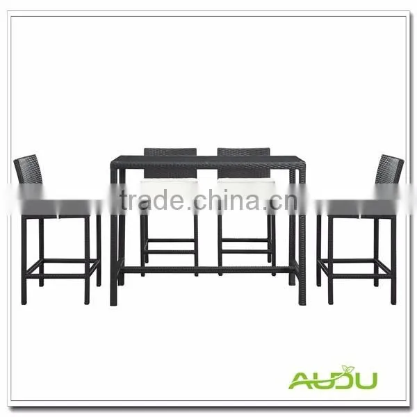 Audu Golf Bar Set/5 Pieces Golf Club High Back Chair Bar Set