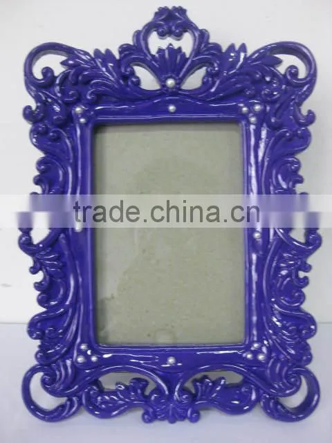 2014 newest beautiful resin photo frame