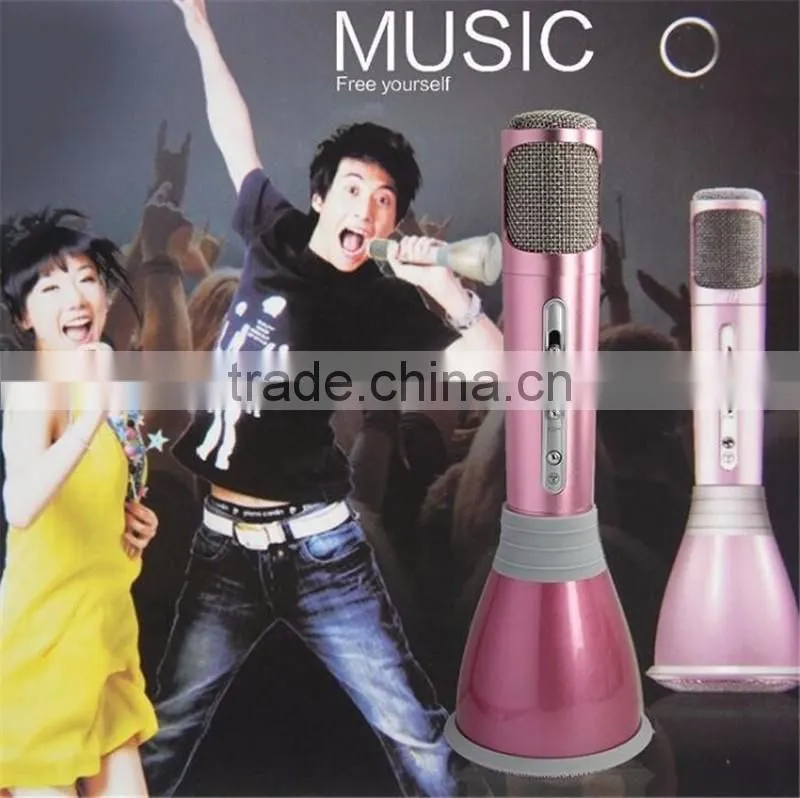K068 Portable Home KTV Karaoke Player Wireless Microphone and Speaker Portable Wireless Microphone Karaoke Player