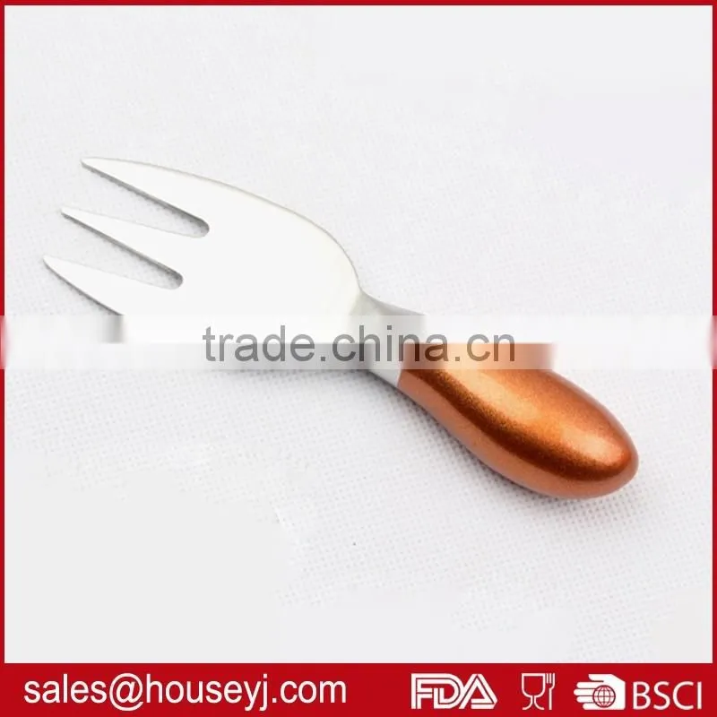 Set of 4pcs cheese knife handle with metallic paint kitchen ware