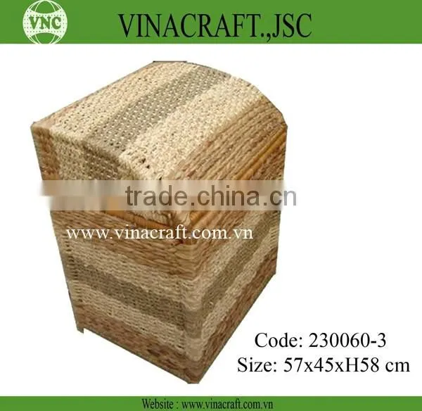 Home cabinet made from wicker material