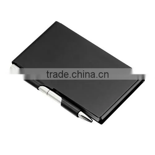 metal business card holder ,card holder with ballpen