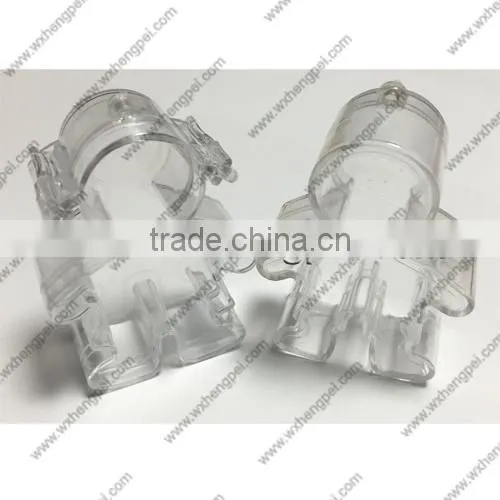 Cleverish portable cute transparent human shape plastic storage jewelry wedding box kit