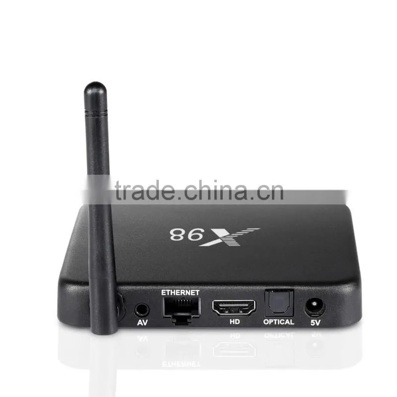 2016 New Arrival X98 Amlogic s905 Quad Core TV Box 1GB/8GB 2GB/16GB preinstall kodi 16.0 hd sex pron video tv box