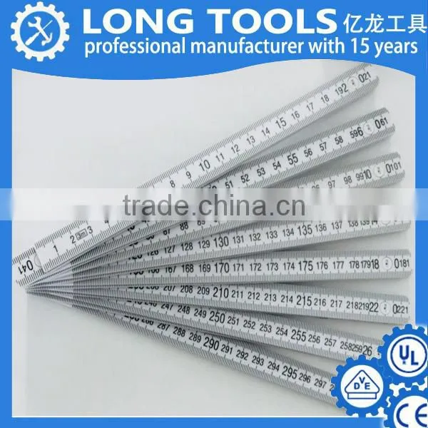 2m metric inch plasticl folding ruler use for measuring