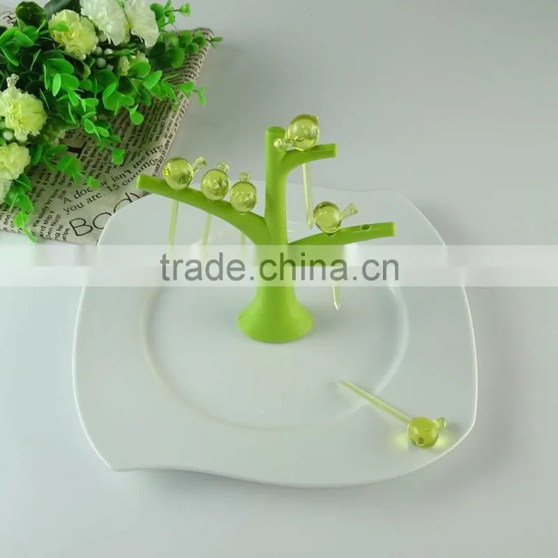 Stock Square white porcelain fruit plate with handle cheap dinner plate , home plate