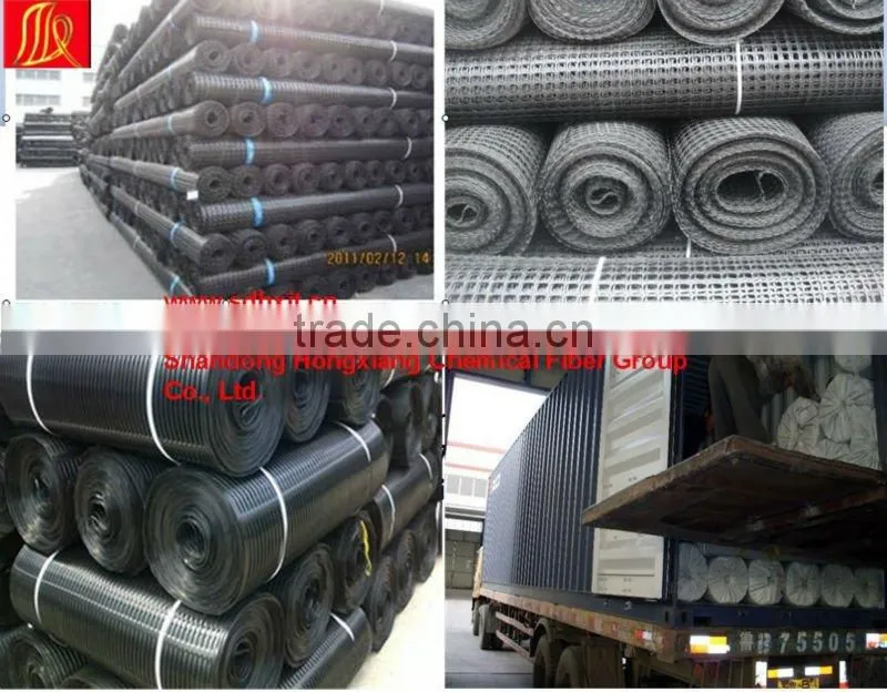 Biaxial glass-fiber Geogrid
