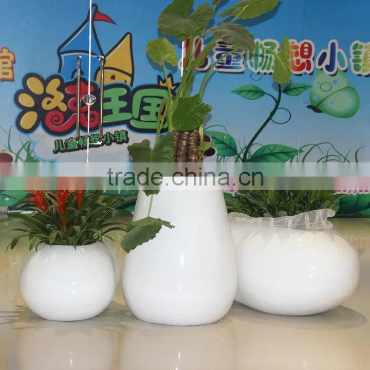 Modern frp planter flowerpot