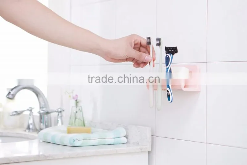 Sucker toothbrush rack
