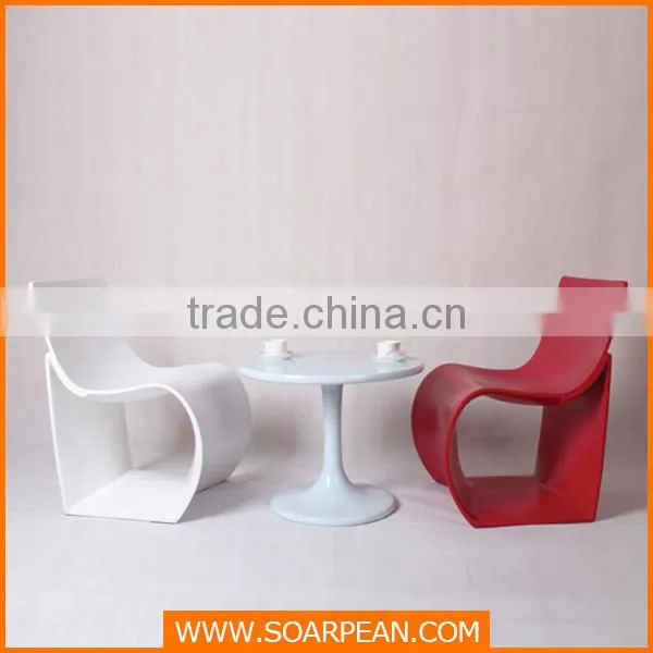 Customizable Furniture Ribbon Shaped Chair