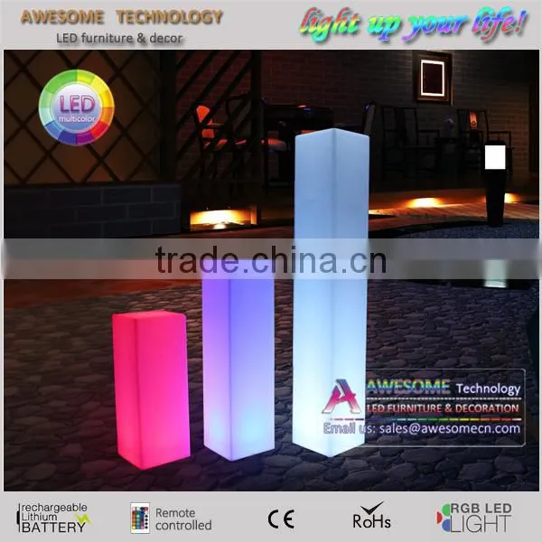 waterproof outdoor led decorative pillar / LED wedding supplies