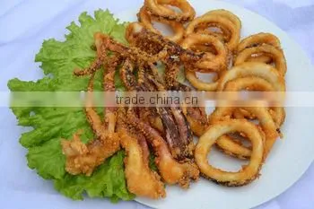 frozen hot selling breaded squid ring, Squid rings and tentacles skin-on