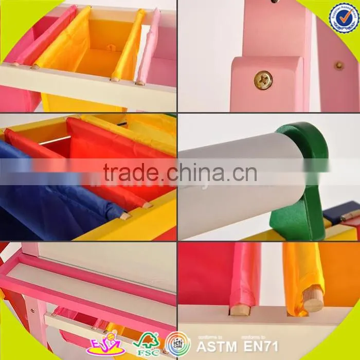 wholesale top sale wooden easel toys ,Cheap baby wooden easel toys, best quality children wooden kids easel toys W12B049B