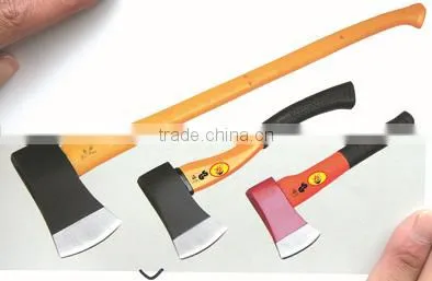 A601 black axe with wood handle plastic handle