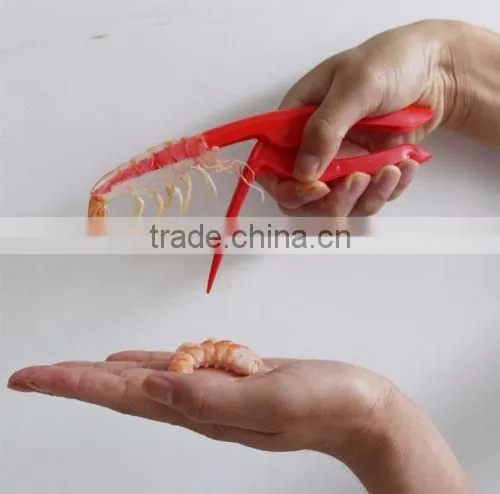 2pcs Portable Prawn Peeler Shrimp Deveiner Peel Device Creative Kitchen Tools