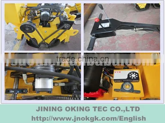 Walk behind single drum 8 ton vibratory roller,mini vibratory 1 ton roller for sale